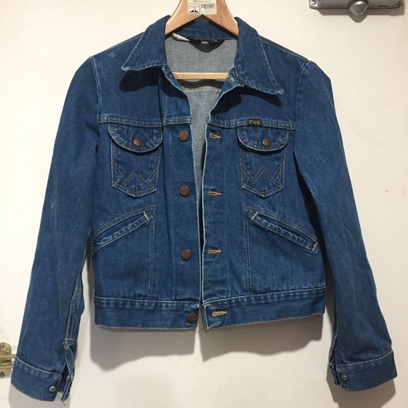 VINTAGE WRANGLER DENIM JACKETS SIZE XS - Picture 2 of 9
